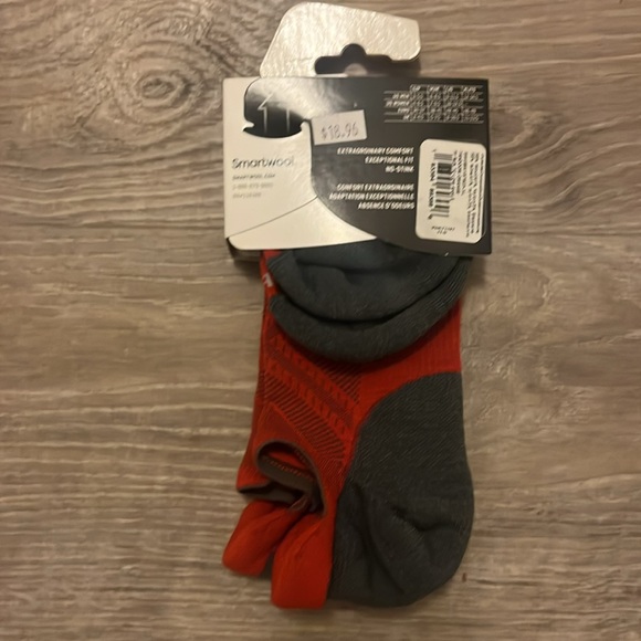 Smartwool PhD Run Micro with lite elite cushion tandoori orange XL NWT - Picture 2 of 4